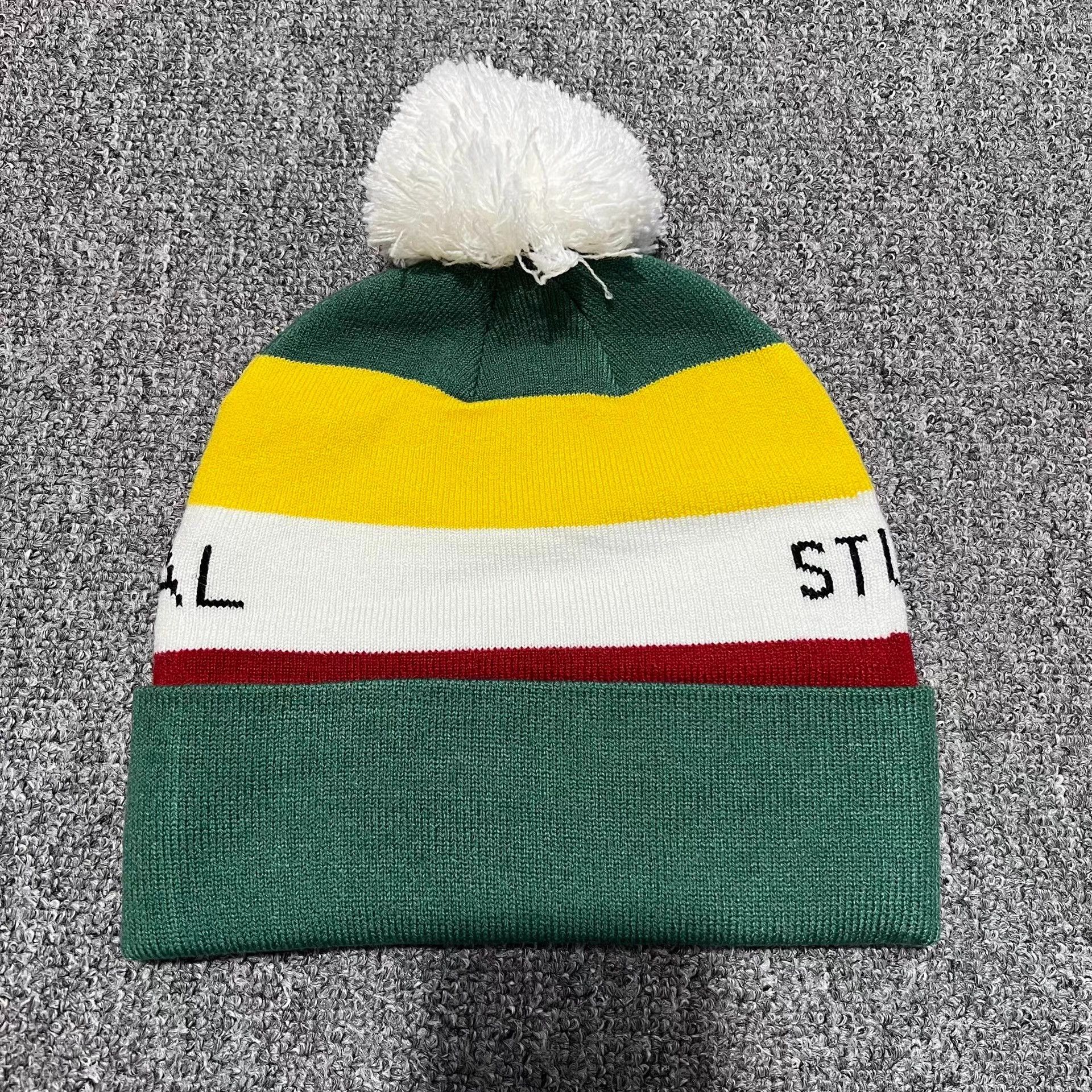 Stussy Stussy color-block striped knit beanie Q7 Size ONE SIZE - 3 Thumbnail