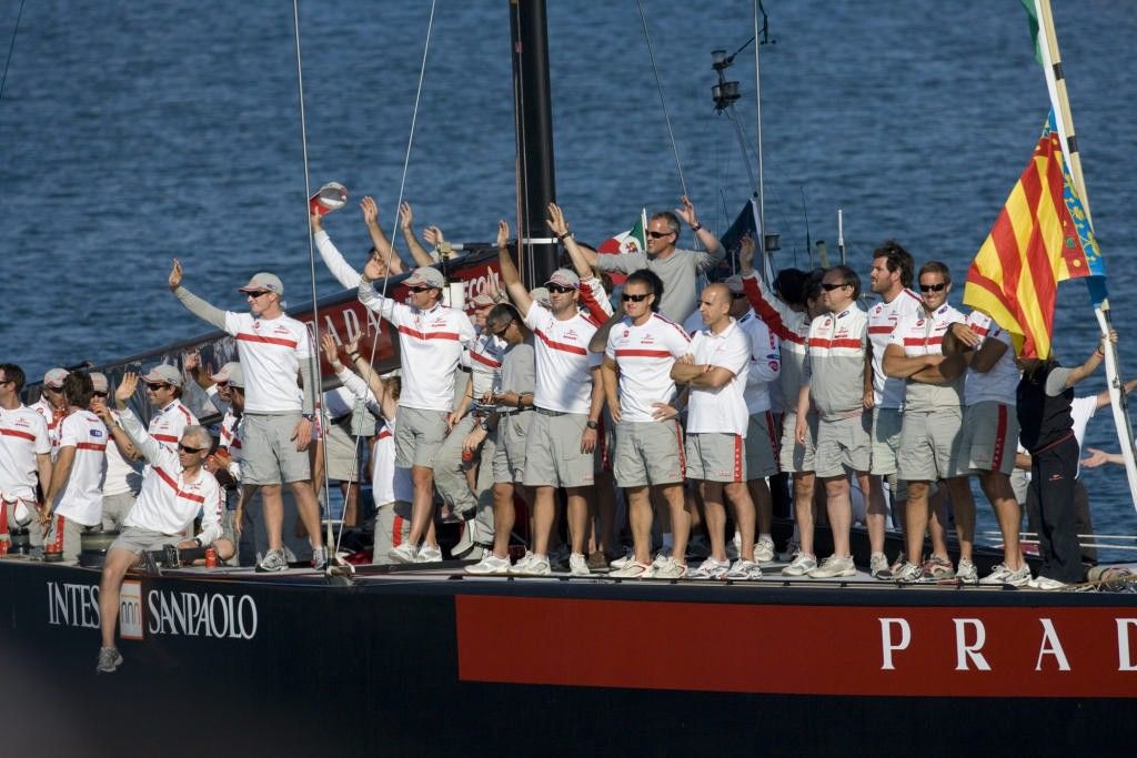 Prada 2007 Prada Luna Rossa Team Sailing Jersey Size US XL / EU 56 / 4 - 10 Thumbnail