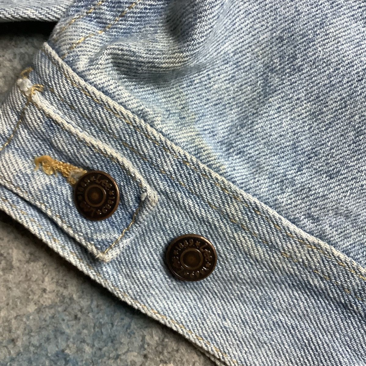 Lee × Vintage 90s Vintage Lee Blue Denim Jacket Size US XL / EU 56 / 4 - 9 Thumbnail