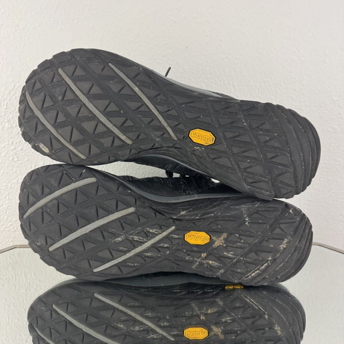 Merrell MERRELL Mens Black Grey Knit Mag-9 Vibram Running Sneakers Size US 14 / EU 47 - 9 Thumbnail