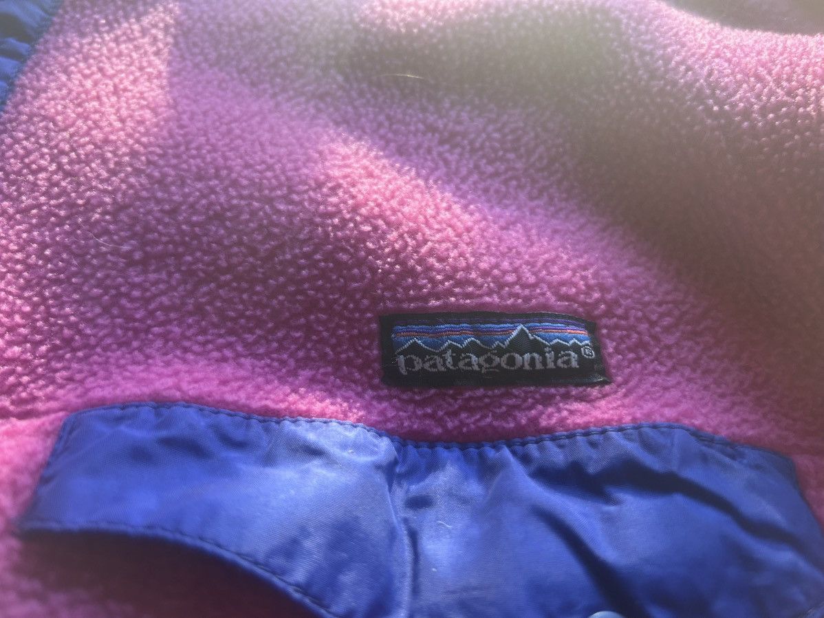 Patagonia Patagonia 1990 vintage synchilla snap t fleece medium pink Size US M / EU 48-50 / 2 - 5 Thumbnail
