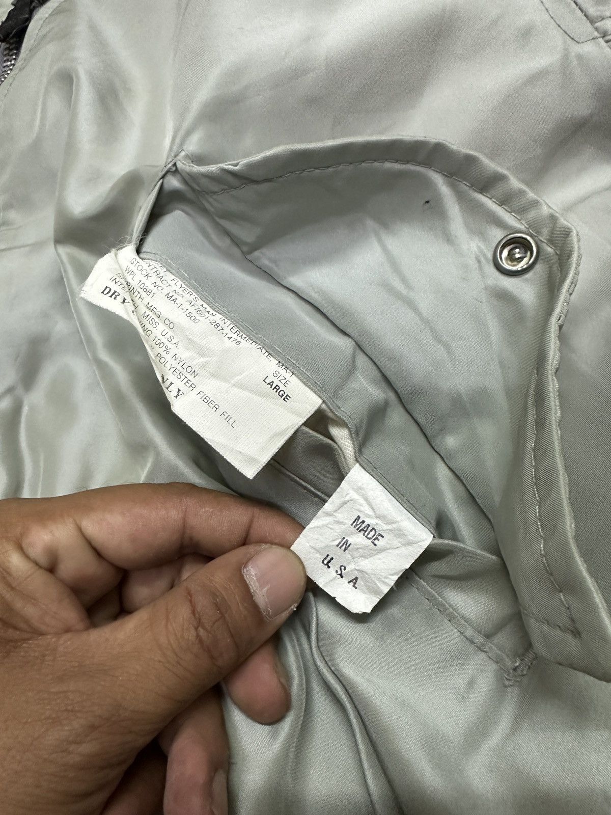 Alpha Industries Vintage Alpha Industries Ma-1 Reversible Bomber Jacket Size US L / EU 52-54 / 3 - 10 Thumbnail