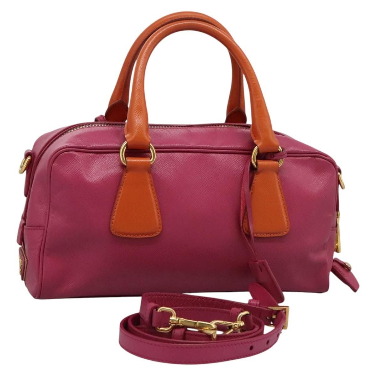 Prada Prada Vintage Bauletto Bag Leather Size ONE SIZE - 1 Thumbnail