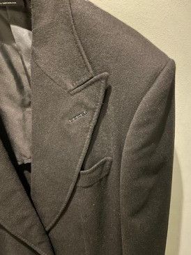 Tom Ford o1w1db10225 15ME40 Atticus Cashmere Blazer in Dark Brown Size US S / EU 44-46 / 1 - 2 Thumbnail
