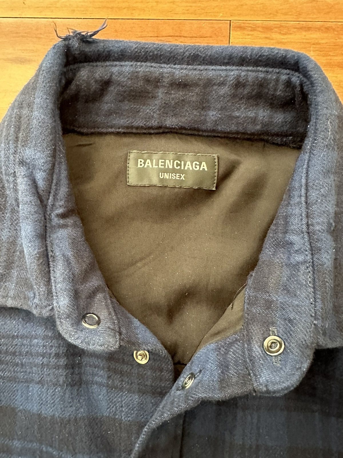 Balenciaga balenciaga fw22 buffalo flannel Size US M / EU 48-50 / 2 - 4 Thumbnail