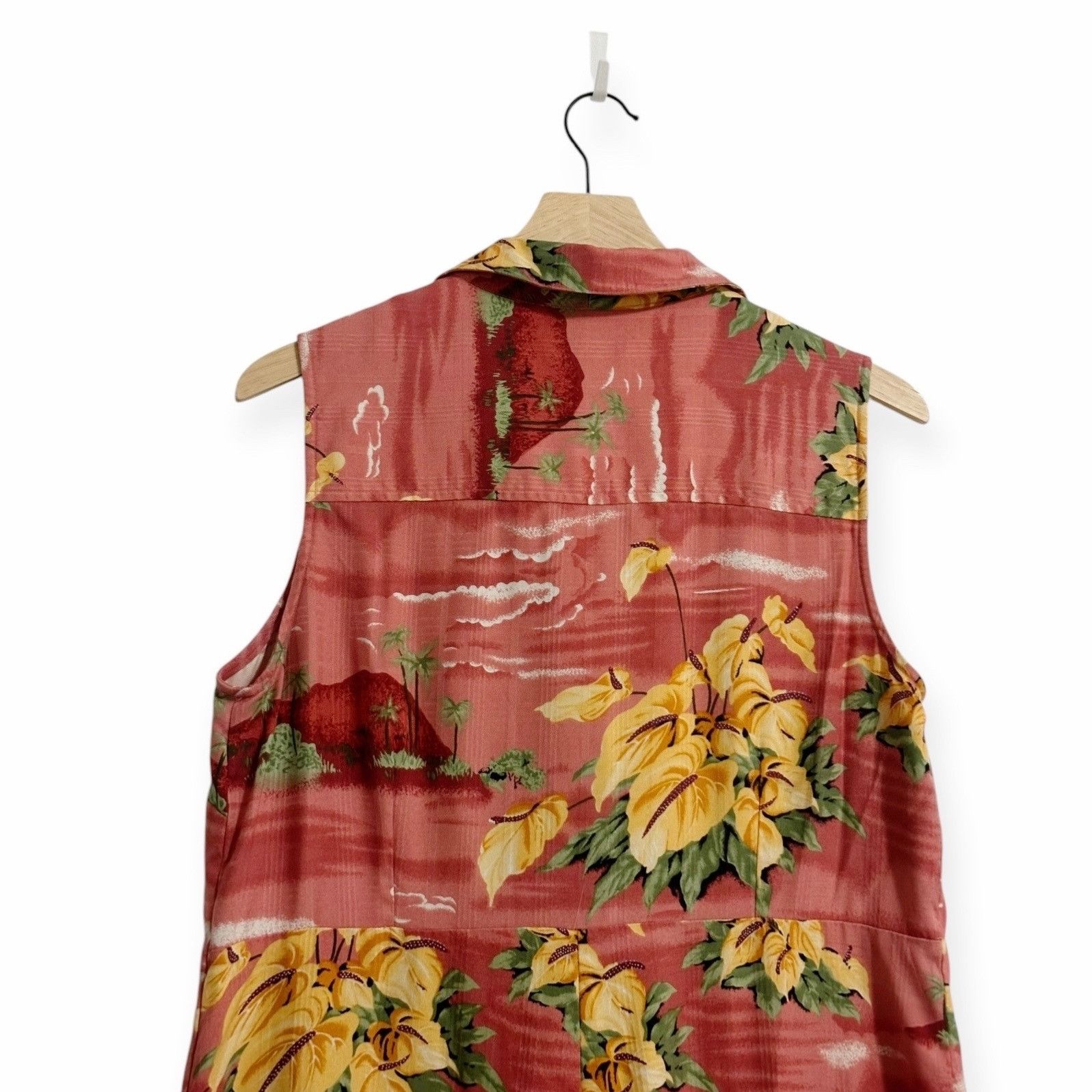 Tommy Bahama Tommy Bahama Silk Sleeveless Shirt Dress, Size 14, Hawaiian Size XL / US 12-14 / IT 48-50 - 10 Thumbnail