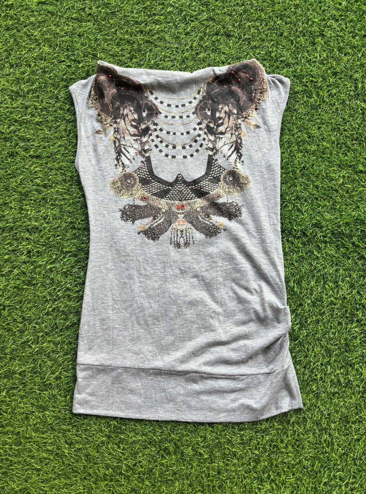 Hysteric Glamour Y2k Cornflake Ifsixwasnine Punk Style Tank Tops