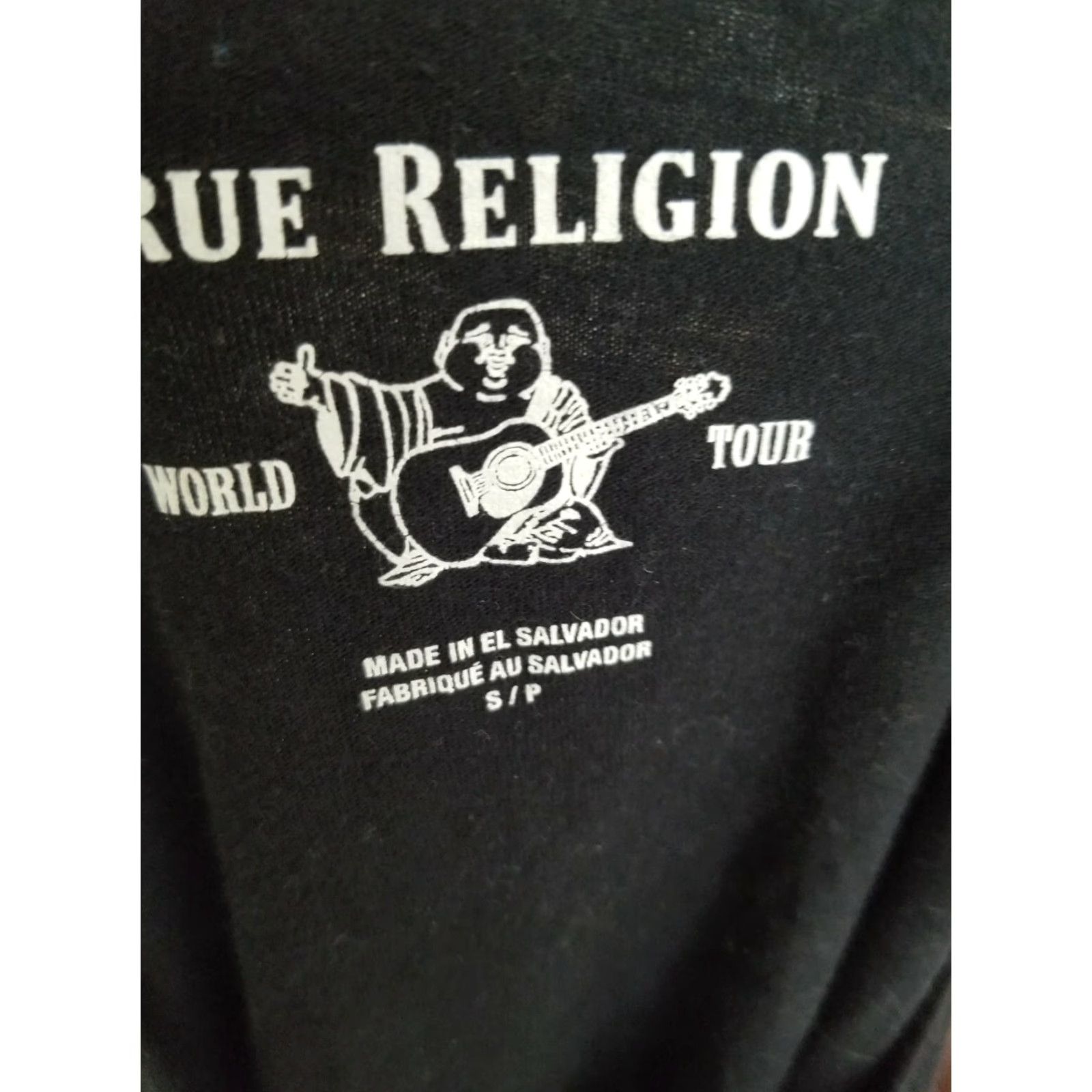 True Religion True Religion Brand Jeans T Shirt S Black World Tour Buddha Spellout Mens Size US S / EU 44-46 / 1 - 2 Thumbnail