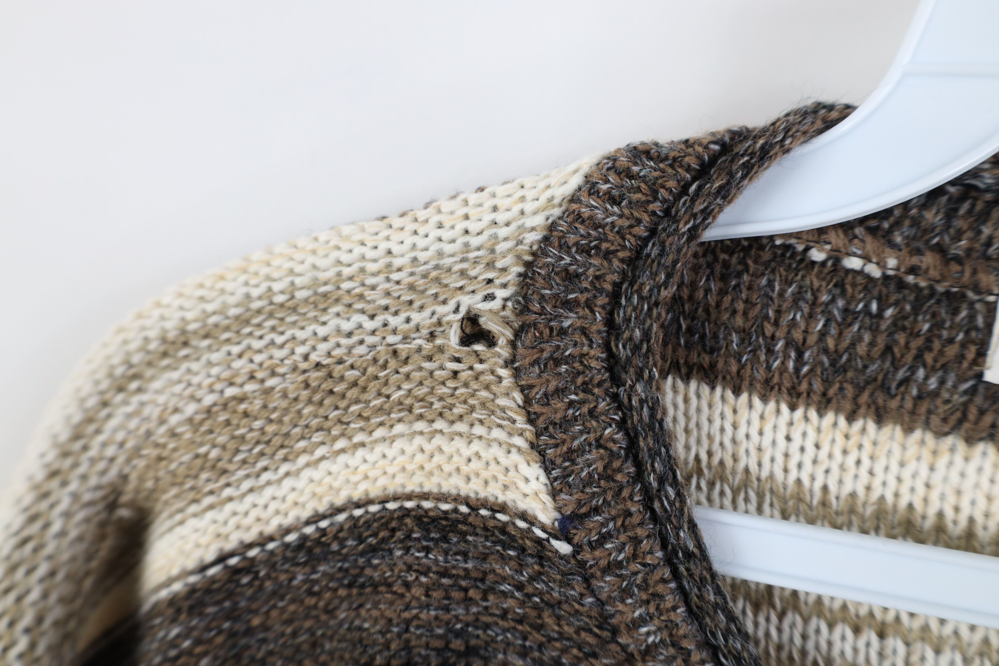 Vintage Vintage 90s Streetwear Marled Knit Sweater Earth Tone USA Size XL / US 12-14 / IT 48-50 - 4 Thumbnail