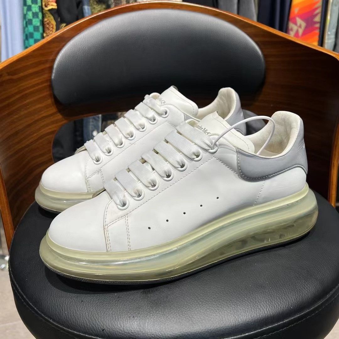 Alexander McQueen Clear White Lowtop Sneakers 7.5 men Size US 7.5 / EU 40-41 - 1 Thumbnail