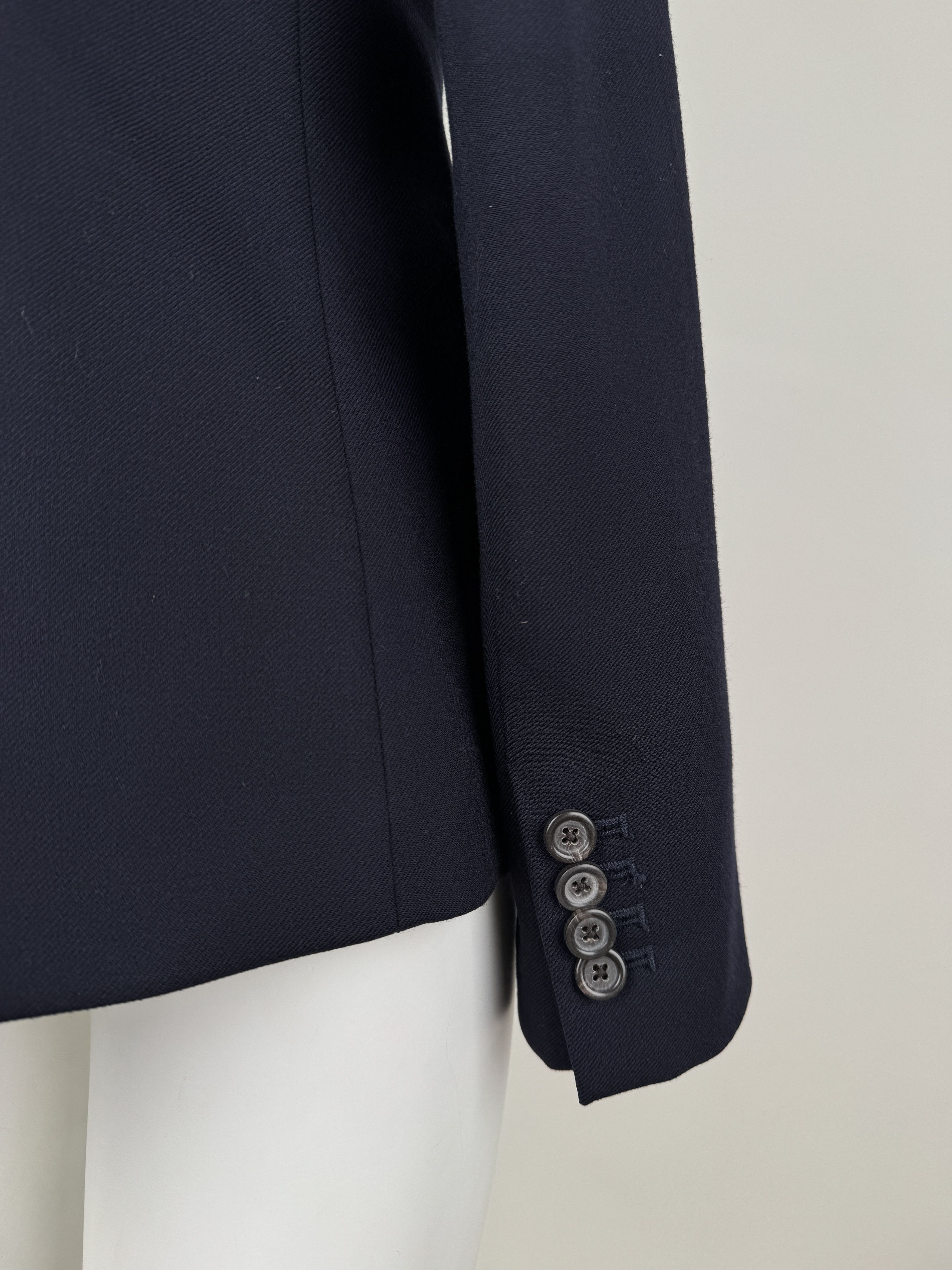 J.Crew J.Crew Blazer Tailored Office Jacket Wool Flannel Navy Blue Size M / US 6-8 / IT 42-44 - 9 Thumbnail