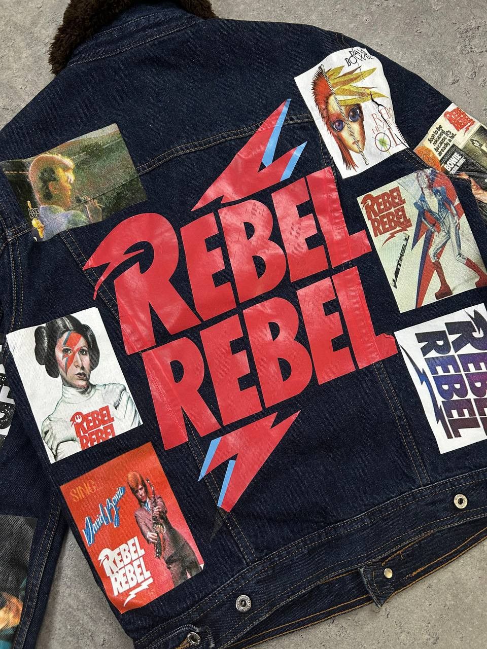 Dolce & Gabbana Dolce & Gabbana Rebel Denim Jacket Genuine Fur Rock-n-Roll Size US S / EU 44-46 / 1 - 2 Thumbnail