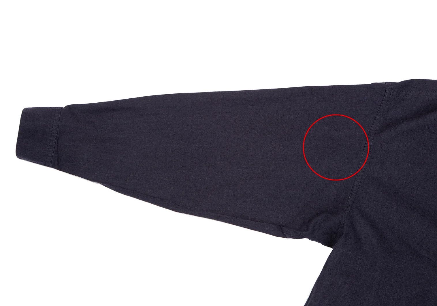 Issey Miyake Stand Neck Pullover Shirt in Navy, Size M Size US M / EU 48-50 / 2 - 7 Thumbnail