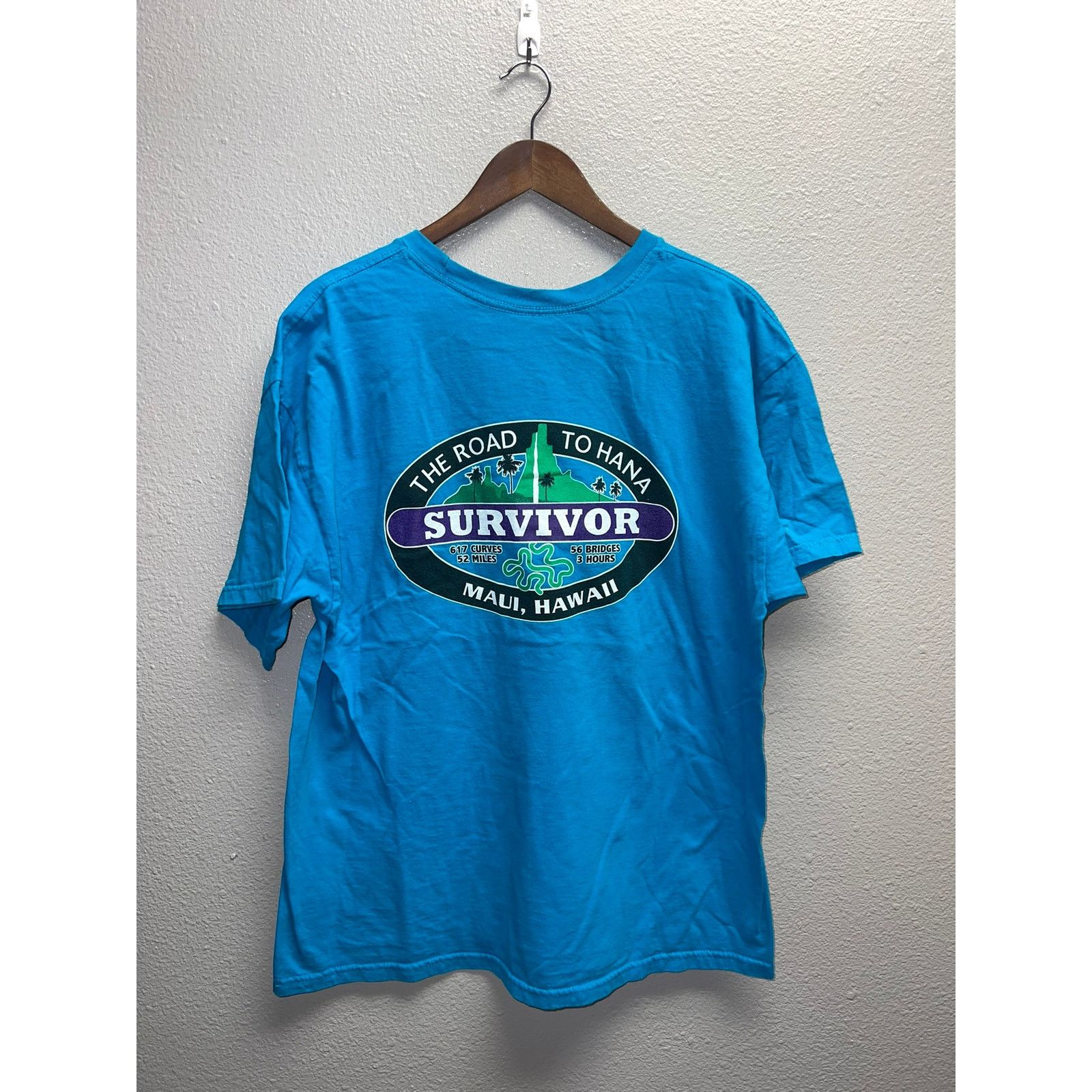 Vintage Vintage Survivor Shirt The Road To Hana Maui Hawaii VTG XL Size US XL / EU 56 / 4 - 1 Thumbnail