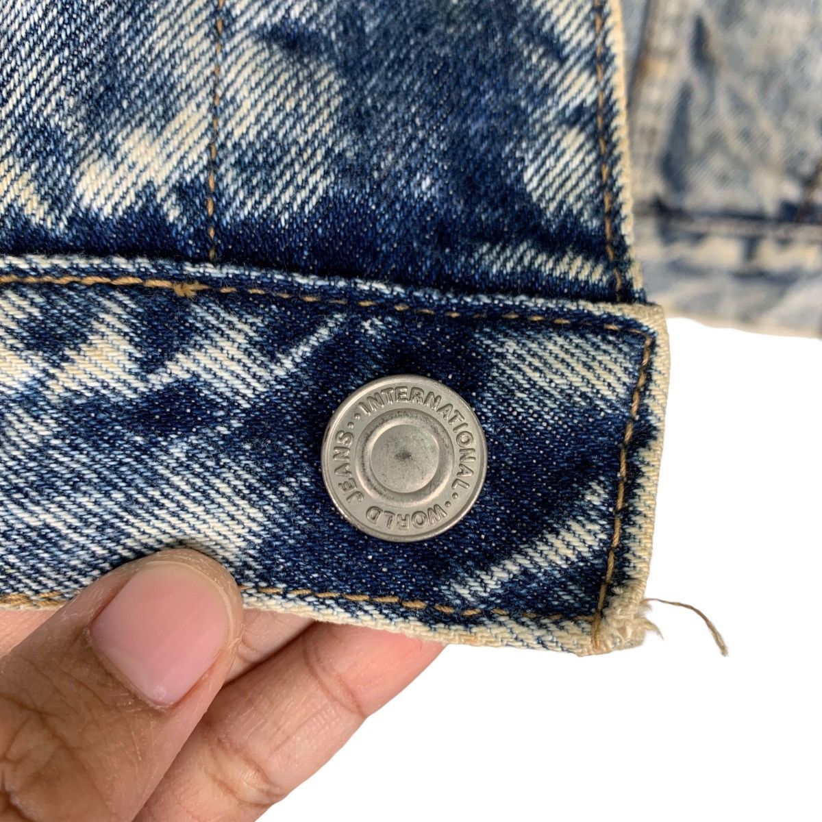 Japanese Brand G.L.HEART Stone Wash Denim Jacket #0858-C38 Size US M / EU 48-50 / 2 - 14 Thumbnail