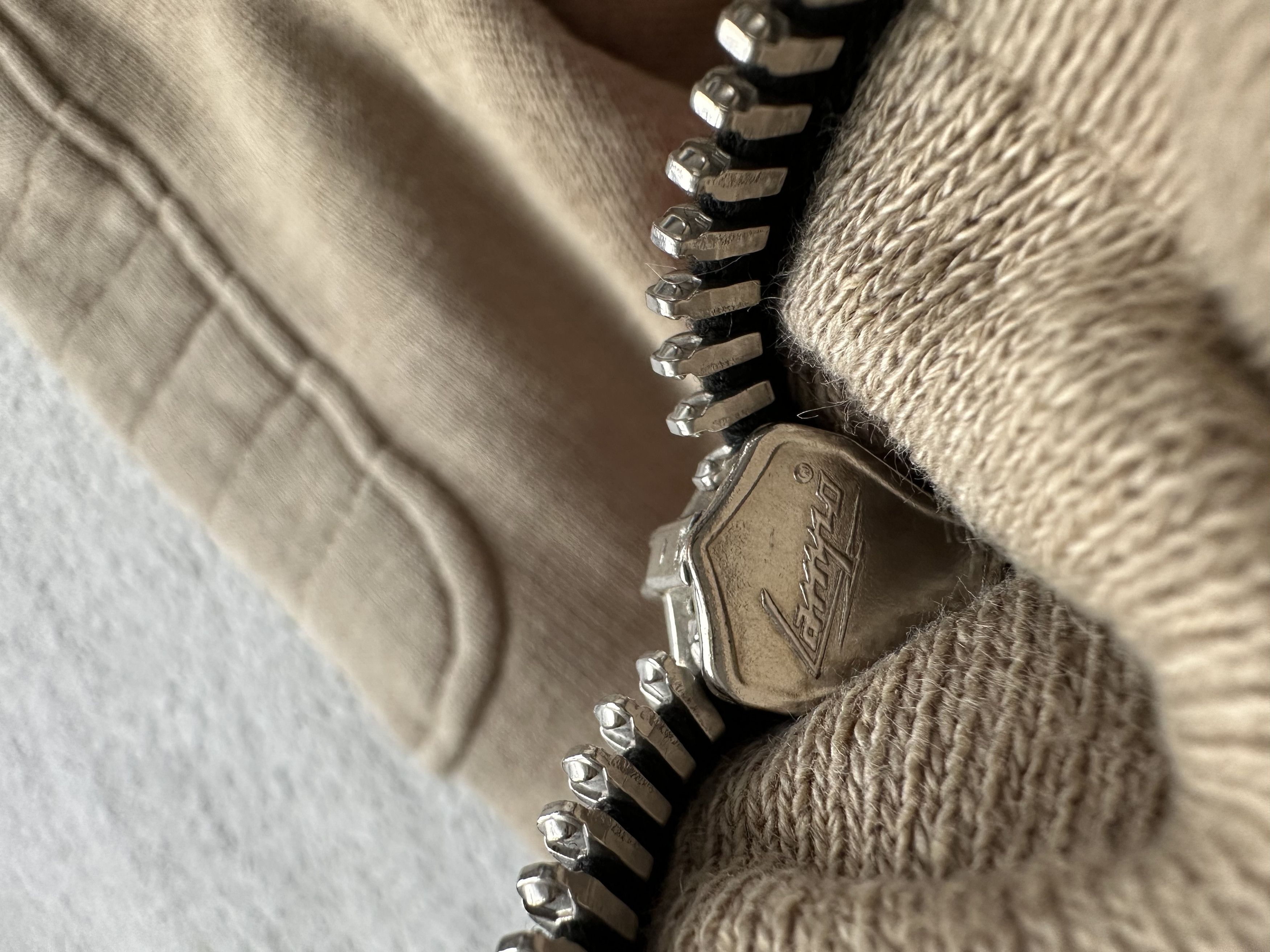 Balmain SS13 Balmain Linen Tan Beige Biker Moto Zip Jacket Size US M / EU 48-50 / 2 - 9 Thumbnail