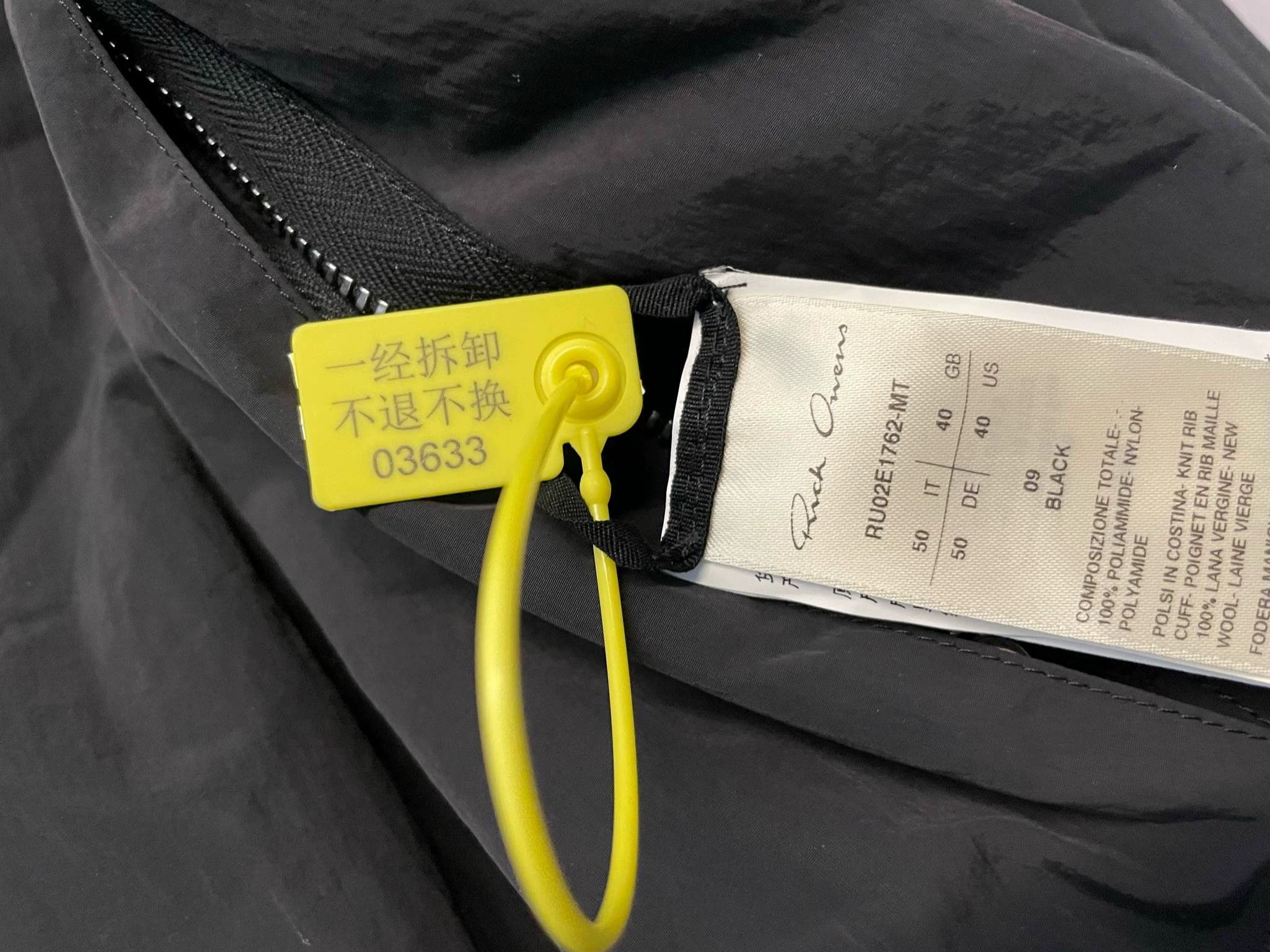 Rick Owens Rick Owens FW25 Multi-Pocket Black Men's Jacket Size US M / EU 48-50 / 2 - 5 Thumbnail