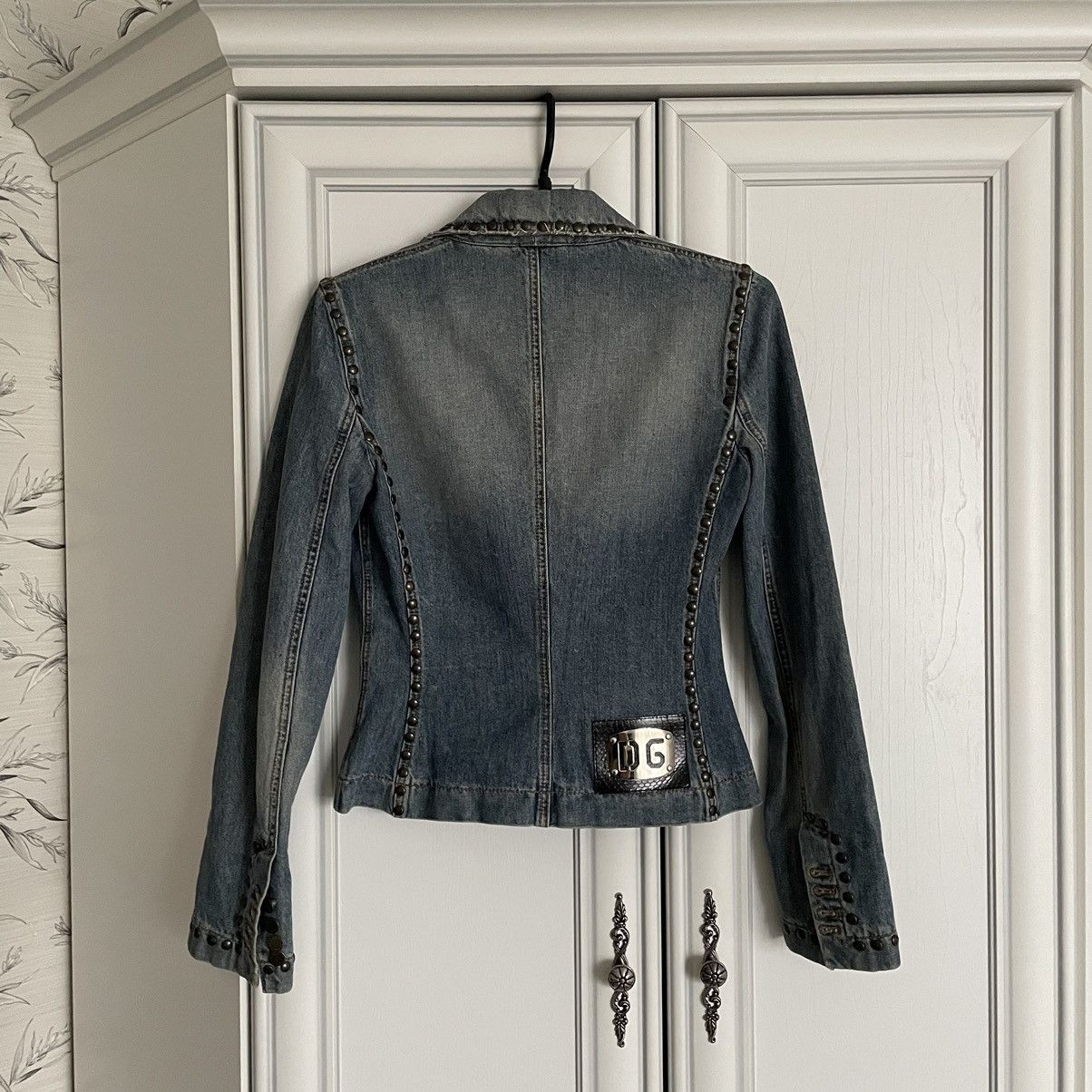 Dolce & Gabbana Vintage Avant-Garde Dolce & Gabbana Mainline Denim Jacket Size XS / US 0-2 / IT 36-38 - 2 Thumbnail