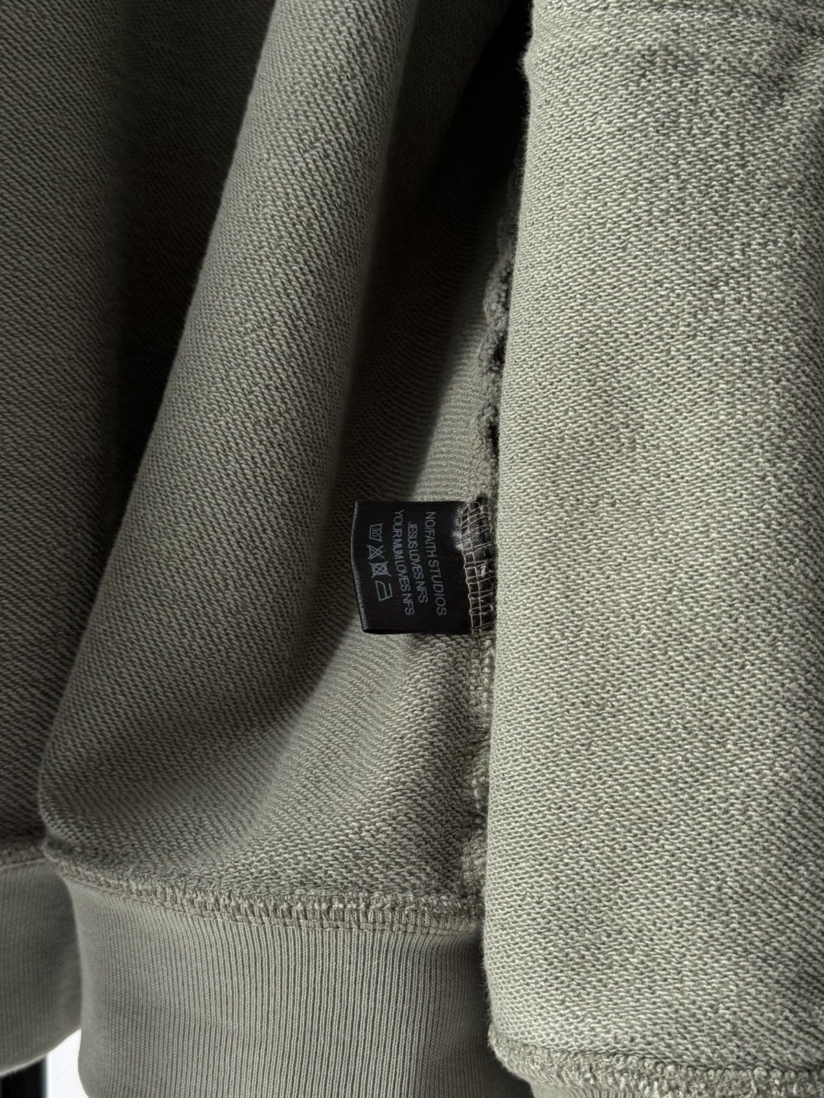 No Faith Studios NFS SPLIT ZIP JACKET LIGHT GREEN Zip Up Hoodie no faith Stu Size US XL / EU 56 / 4 - 15 Thumbnail