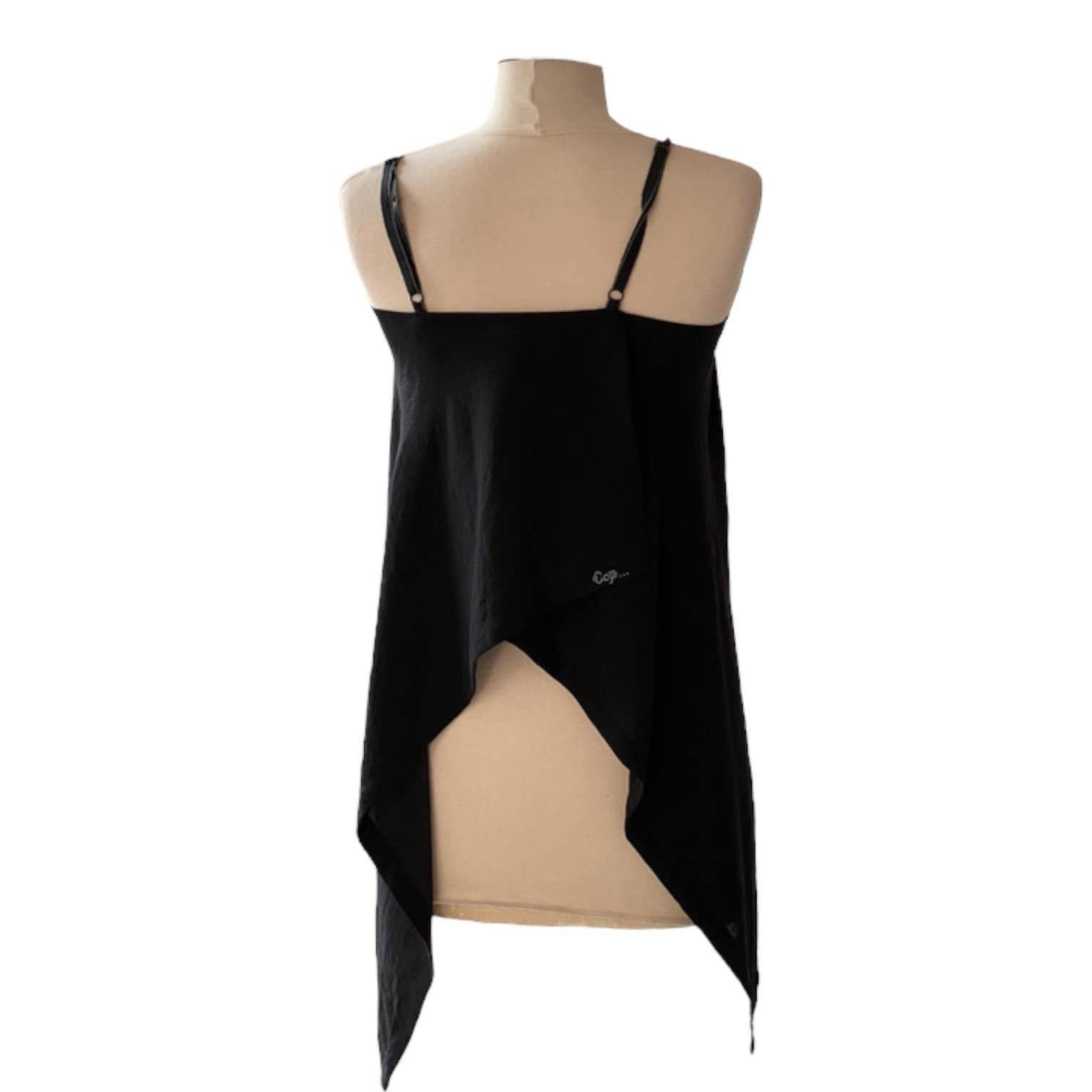 Cop Copine The Cop Copine Asymmetrical Open Back Top Size ONE SIZE - 4 Thumbnail