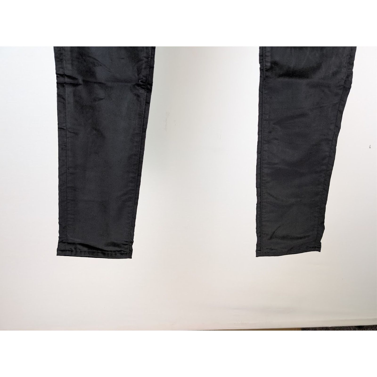 Amiri o1rshd1 Velour Skinny Stack Jeans in Black Size US 32 / EU 48 - 4 Thumbnail