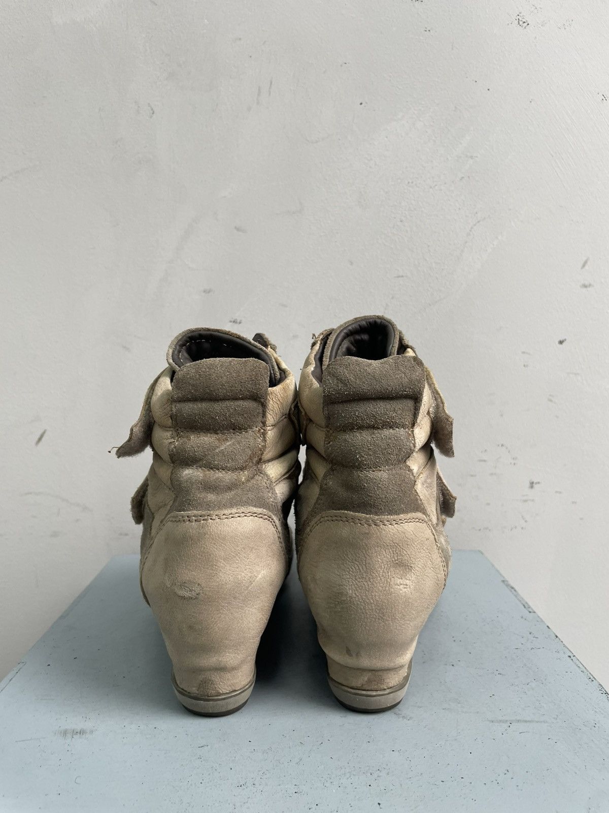 Geox Heel leather boots Isabel Marant style wedge sneakers y2k Size US 9 / IT 39 - 9 Thumbnail