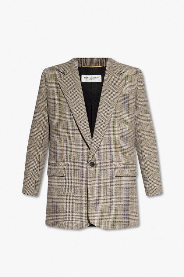 o1b1hav110724 Single-Breasted Jacket in Wool in Multicolor