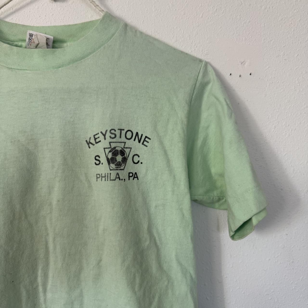 Vintage Vintage distressed mint green Soccer Club tee Size US S / EU 44-46 / 1 - 1 Thumbnail