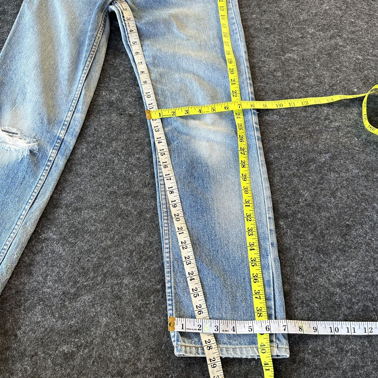 Levi's Vintage Levis 606 Faded Washed Distressed Denim 30x29 D564 Size US 30 / EU 46 - 12 Thumbnail