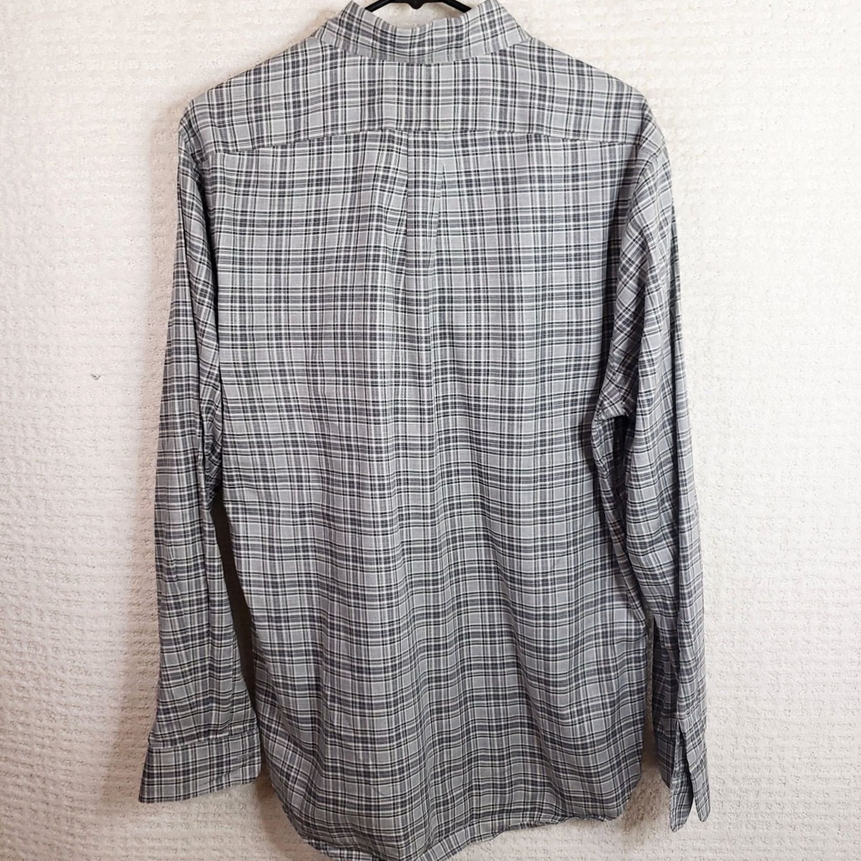 Ralph Lauren Ralph Lauren Shirt Mens Large Gray Plaid Button-Down Slim Fit Casual Pony Logo Size US L / EU 52-54 / 3 - 6 Thumbnail