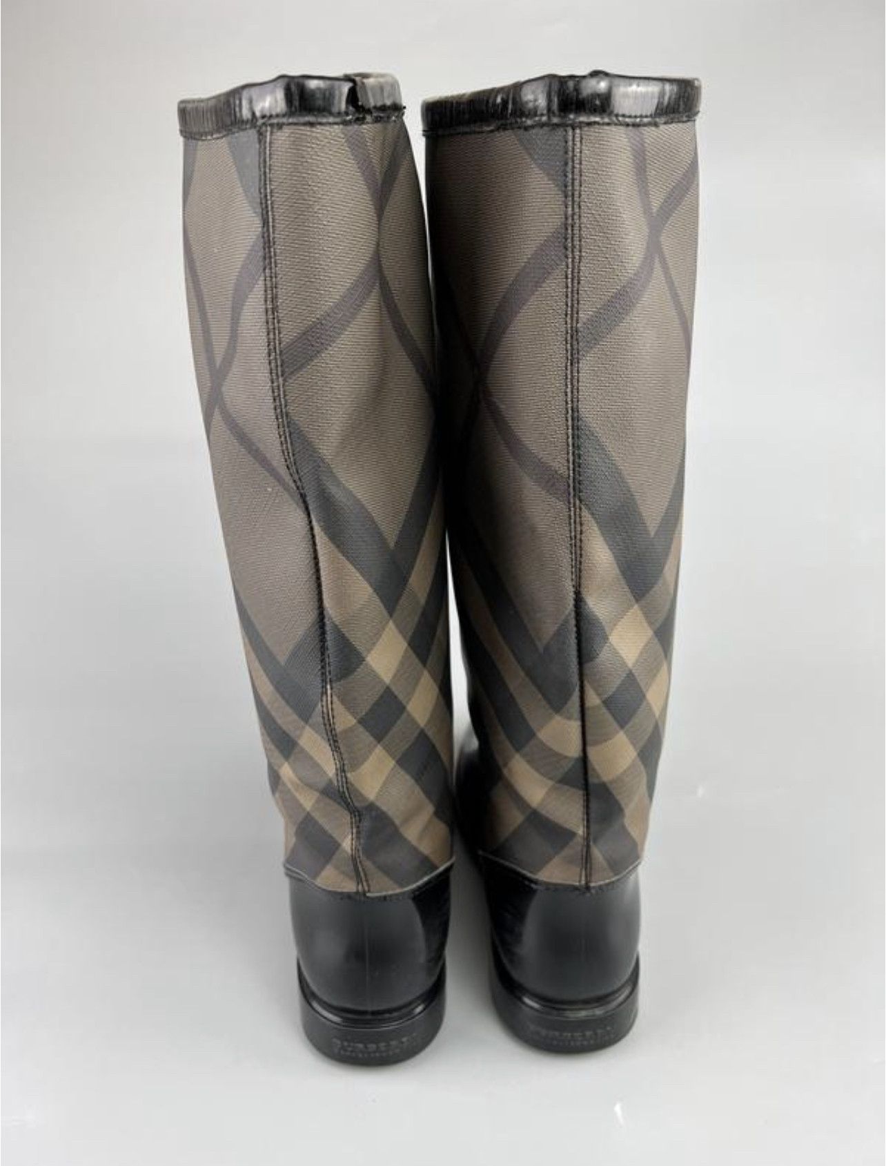 Burberry Burberry Check Rubber Boots Size EU39 UK6 Made in Italy Size US 8 / IT 38 - 3 Thumbnail