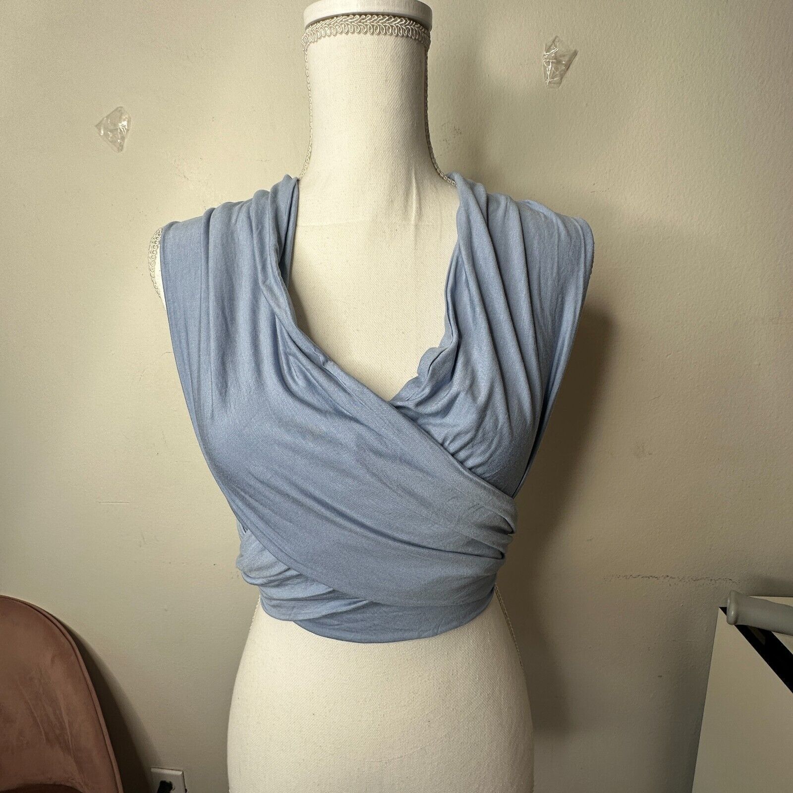 Other NWT Cellecci Natalie Blue Wrap Me Up Multiple-Style Scarf Size S / US 4 / IT 40 - 2 Thumbnail