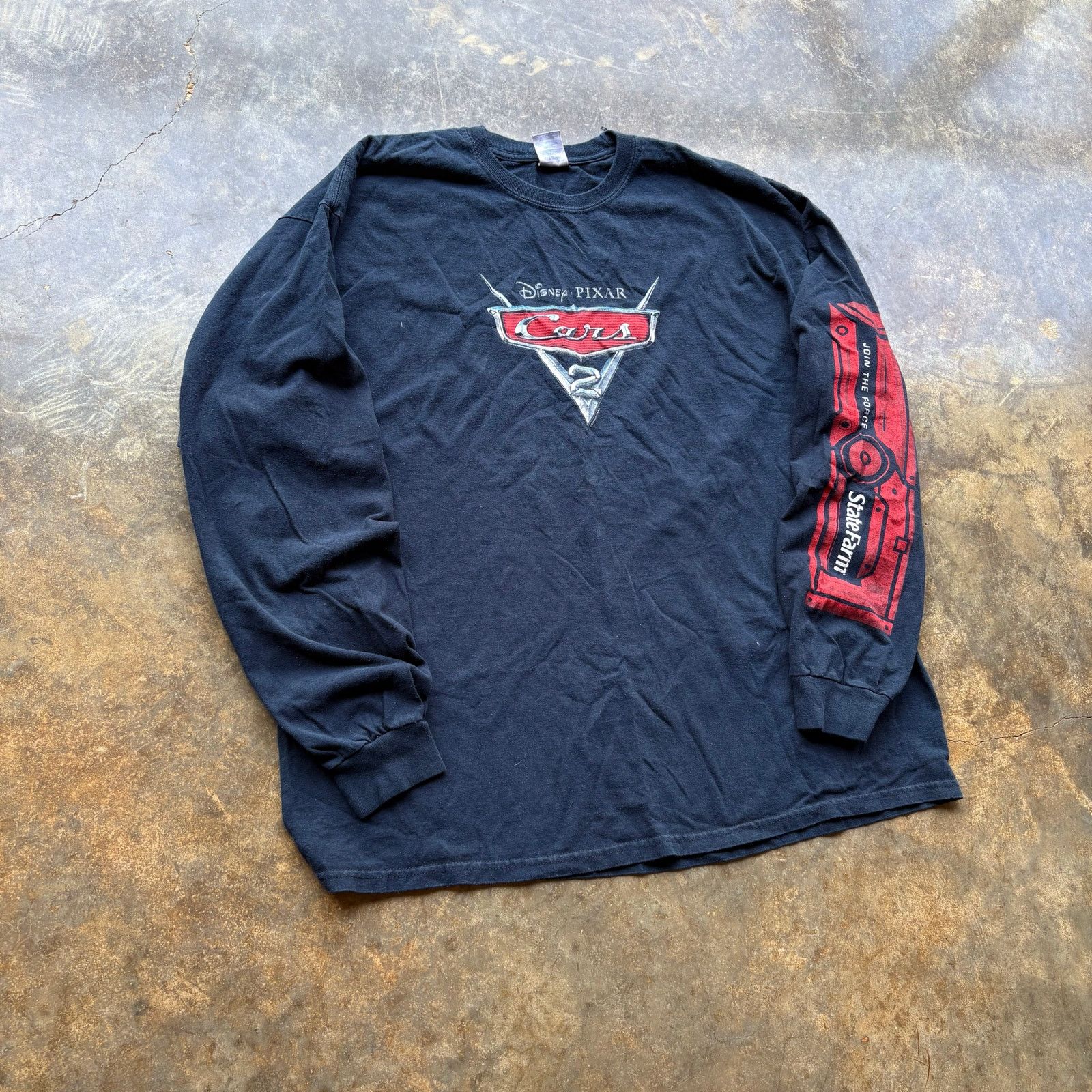 Vintage Vintage CARS 2 Disney Pixar Movie Promo Longsleeve Size US XXL / EU 58 / 5 - 2 Thumbnail