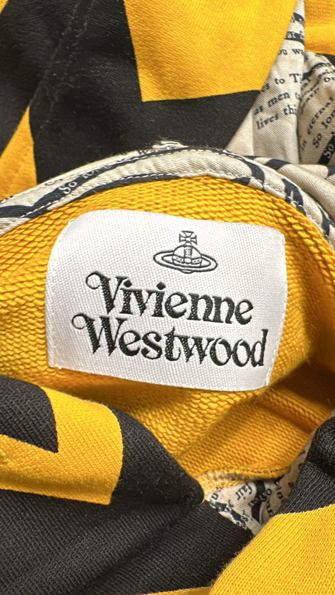 Vivienne Westwood Vivienne Westwood Black & Orange Fresh Hoodie Size US L / EU 52-54 / 3 - 7 Thumbnail