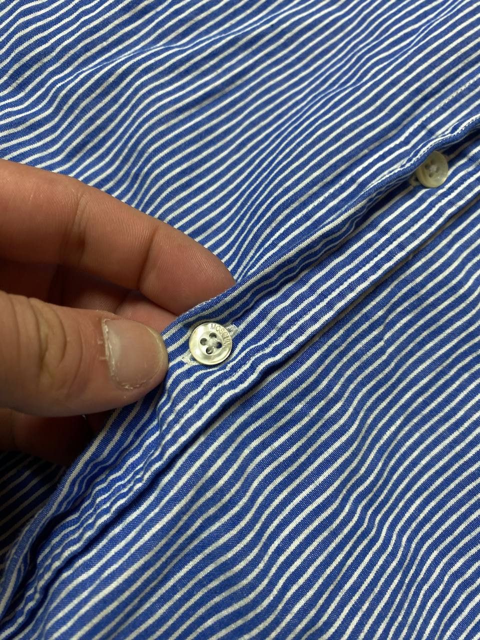 Moschino Moschino Striped Shirt Button Up Size M / US 6-8 / IT 42-44 - 7 Thumbnail