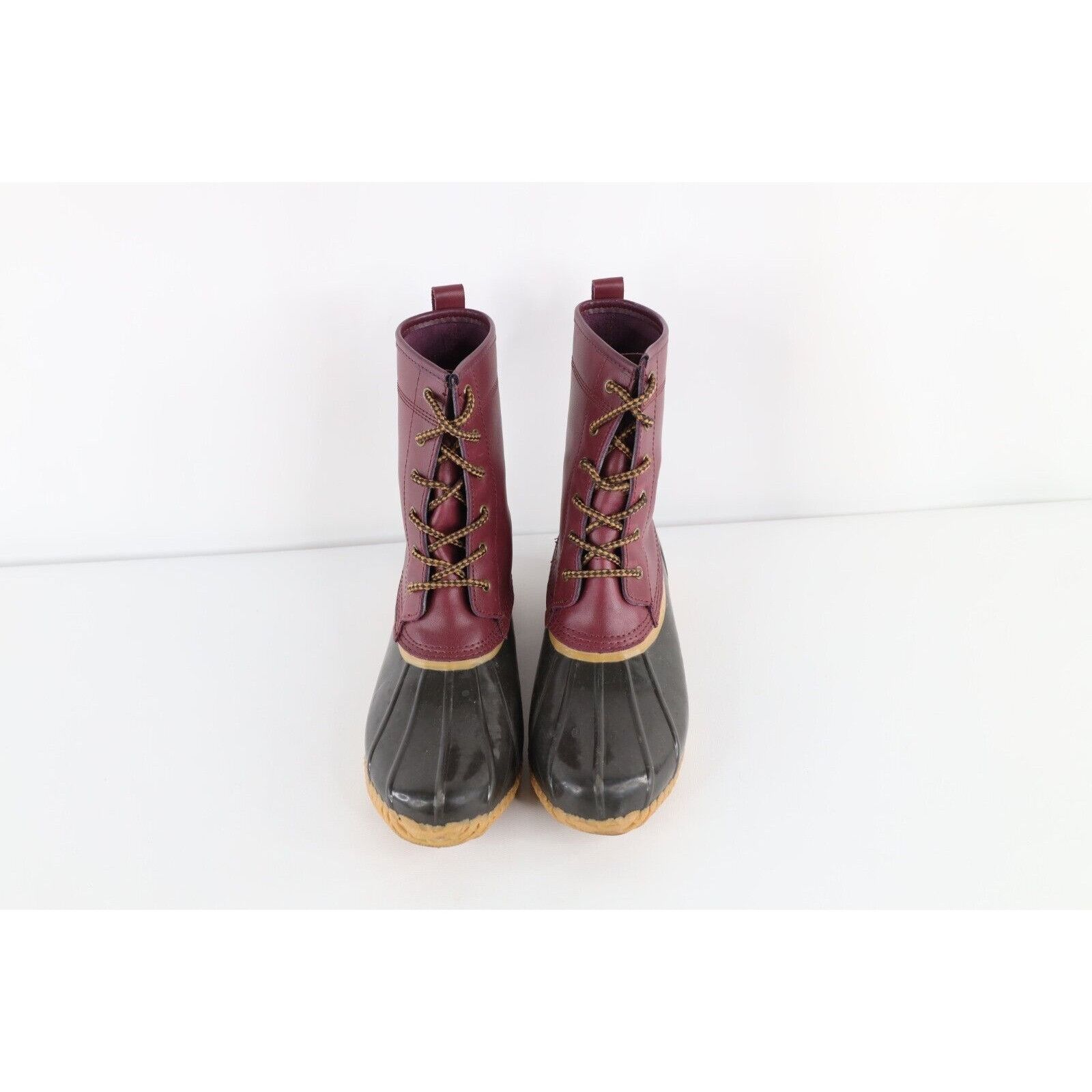 Lands' End Vintage Lands End Waterproof Leather Rubber Duck Boots Size US 10 / IT 40 - 2 Thumbnail