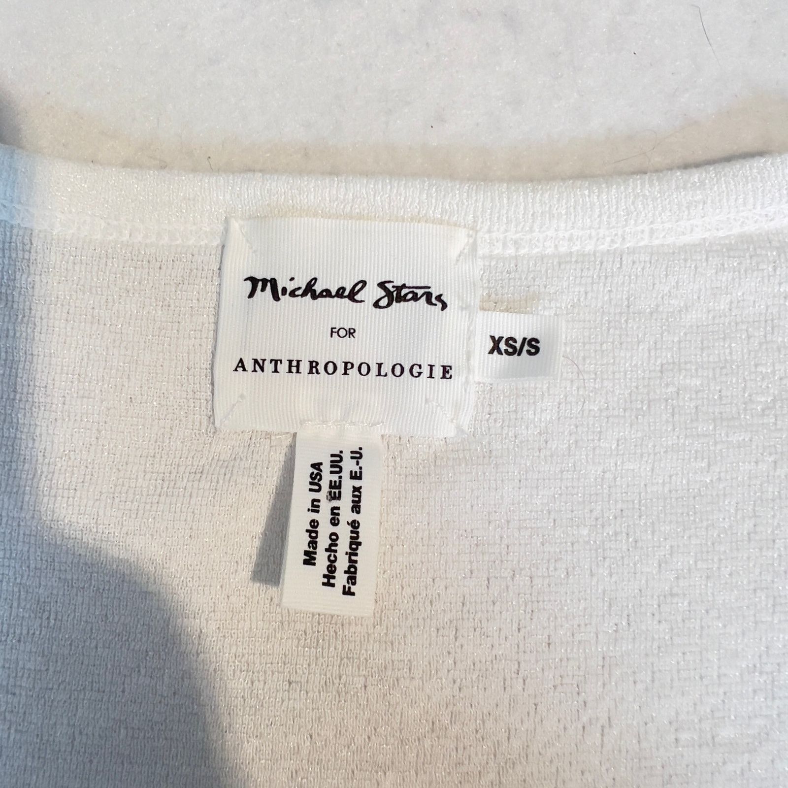 Anthropologie Michael Stars for Anthropology Top Woman XS/S VNeck USA Size XS / US 0-2 / IT 36-38 - 2 Thumbnail