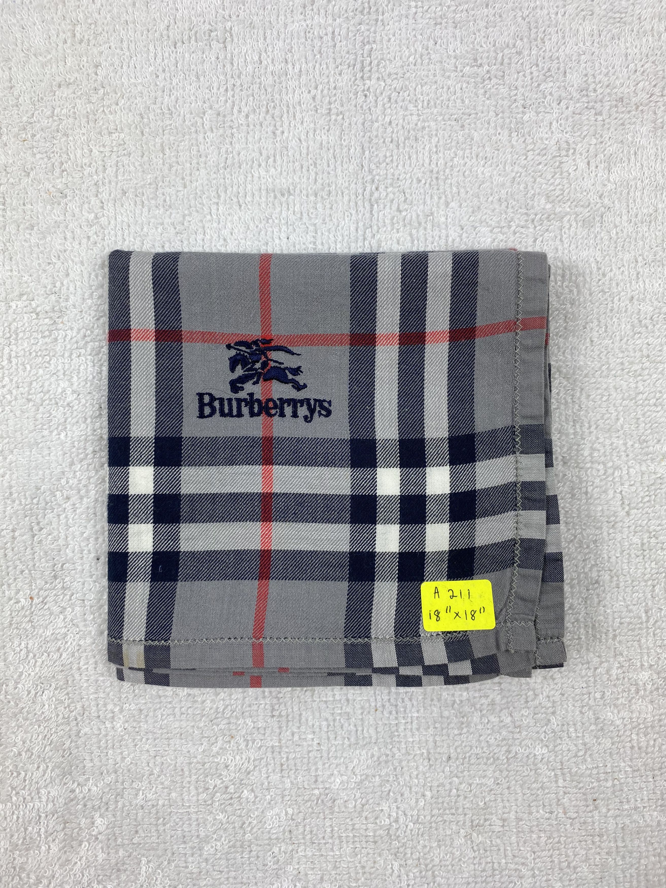 Burberry Vintage Burberry Handkerchief / Bandana / Neckerchief Size ONE SIZE - 6 Thumbnail