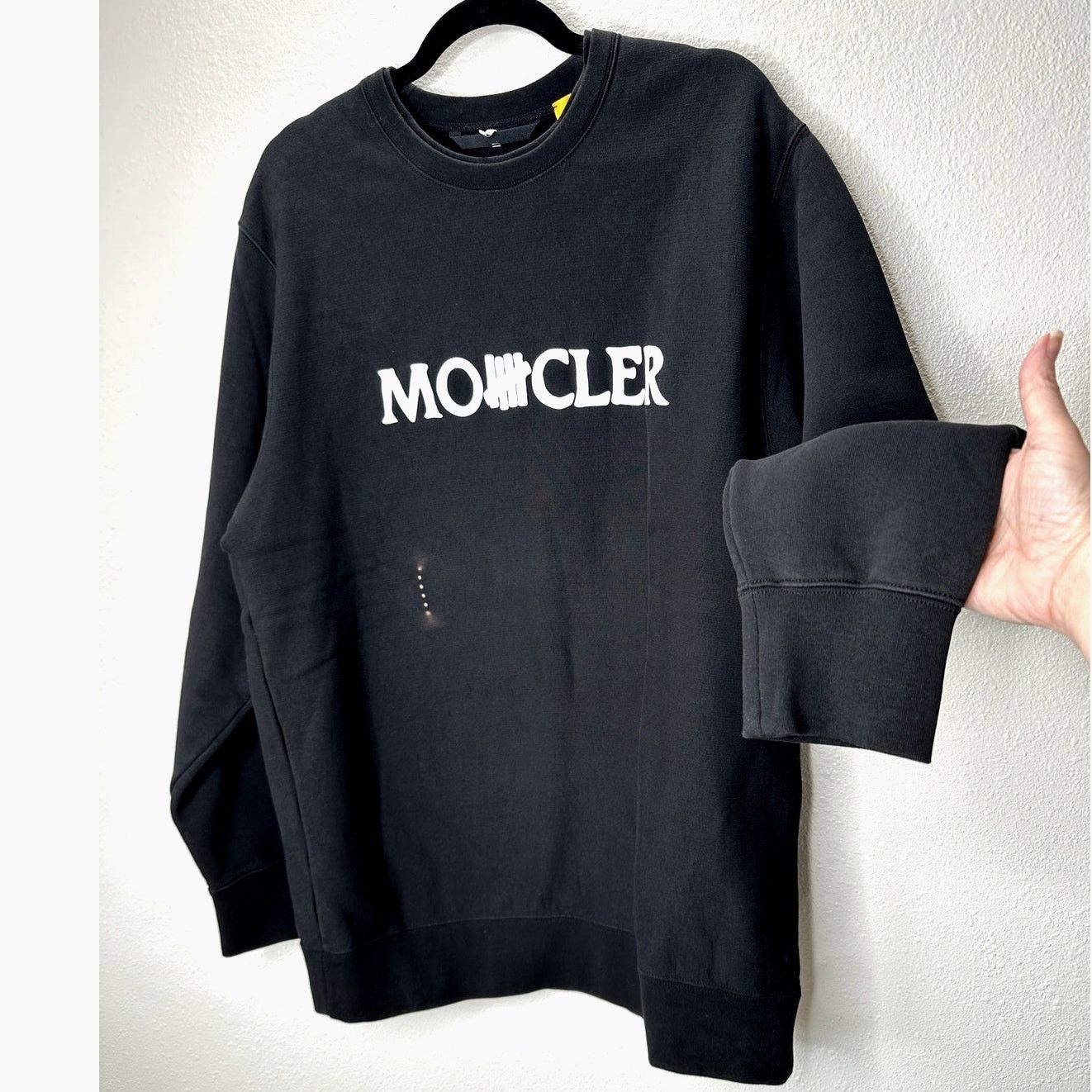 Moncler Genius Moncler Black Genius White Logo Altered Sweatshirt L Size US L / EU 52-54 / 3 - 3 Thumbnail