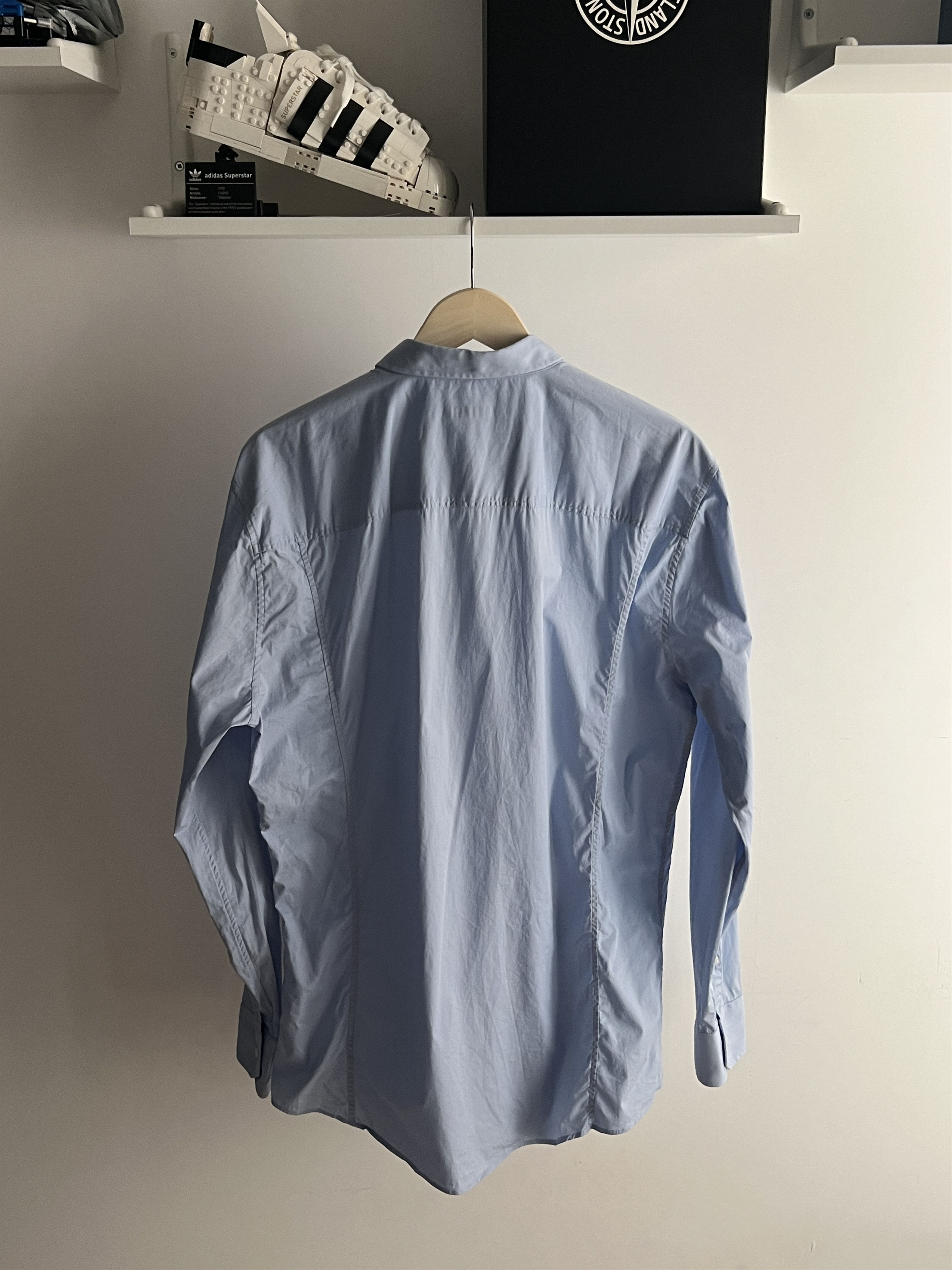 Designer × Dirk Bikkembergs Archive Dirk Bikkembergs Slim Fit Black Button Down Size US XL / EU 56 / 4 - 8 Thumbnail