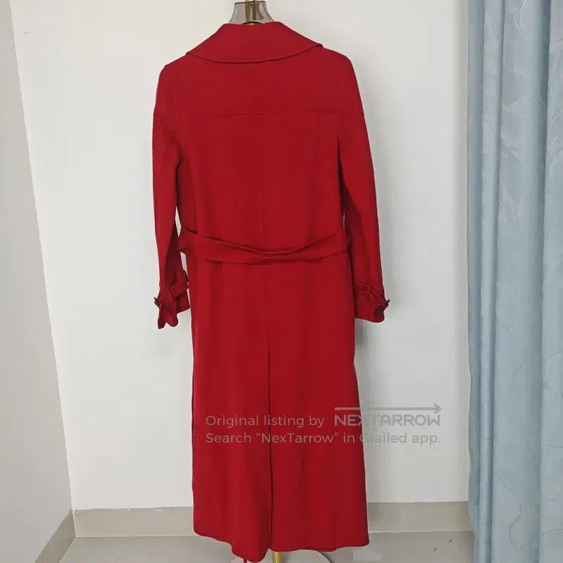 Max Mara MaxMara Red Wool Women's Coat . Size XL / US 12-14 / IT 48-50 - 4 Thumbnail