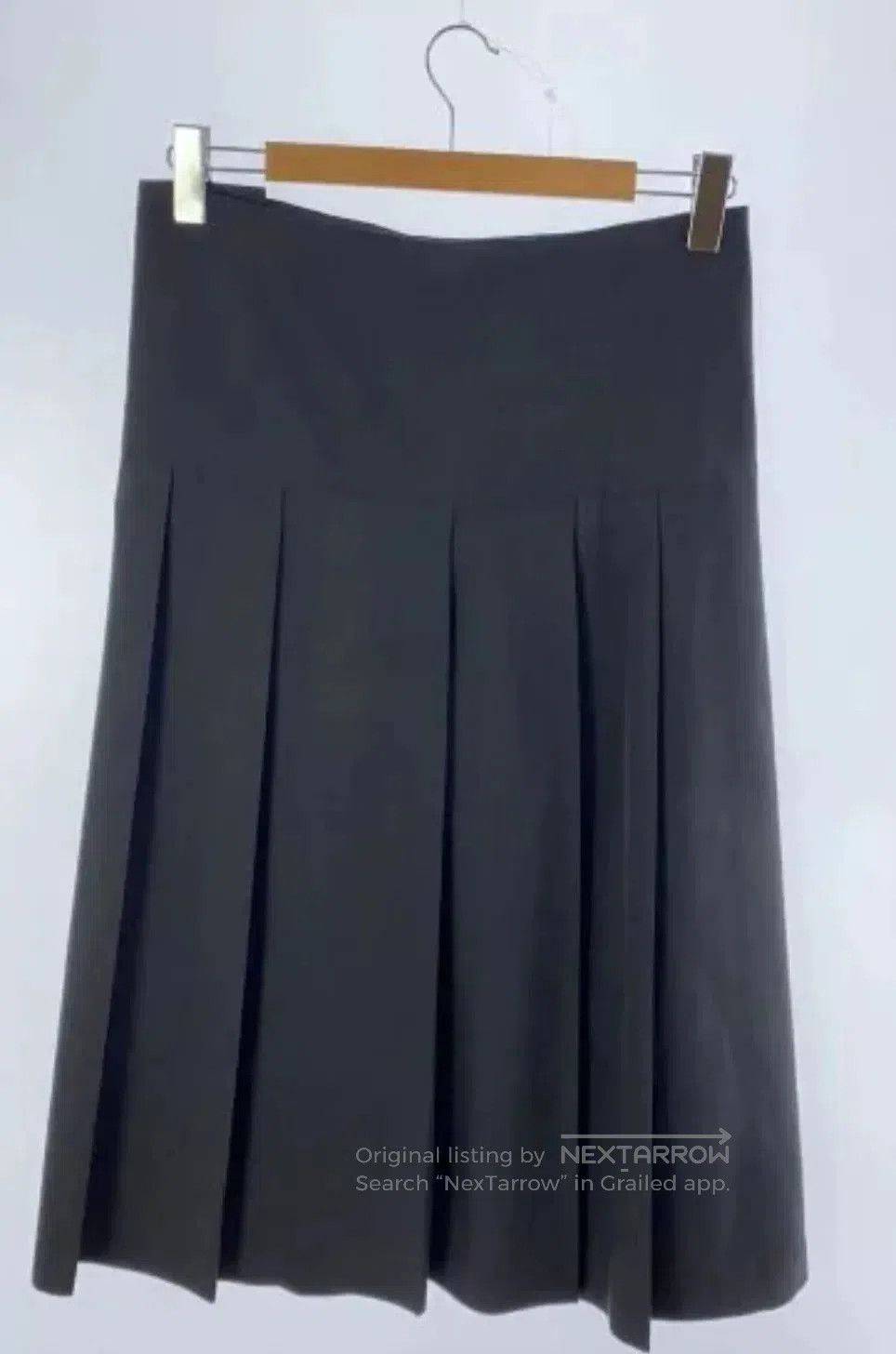 Yohji Yamamoto Y's Yohji Yamamoto Black Pleated Skirt. Size 30" / US 8 / IT 44 - 2 Thumbnail
