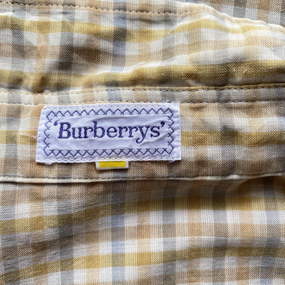 Burberry Burberrys Pastel Plaid Short Sleeve Shirt Size M / US 6-8 / IT 42-44 - 11 Thumbnail