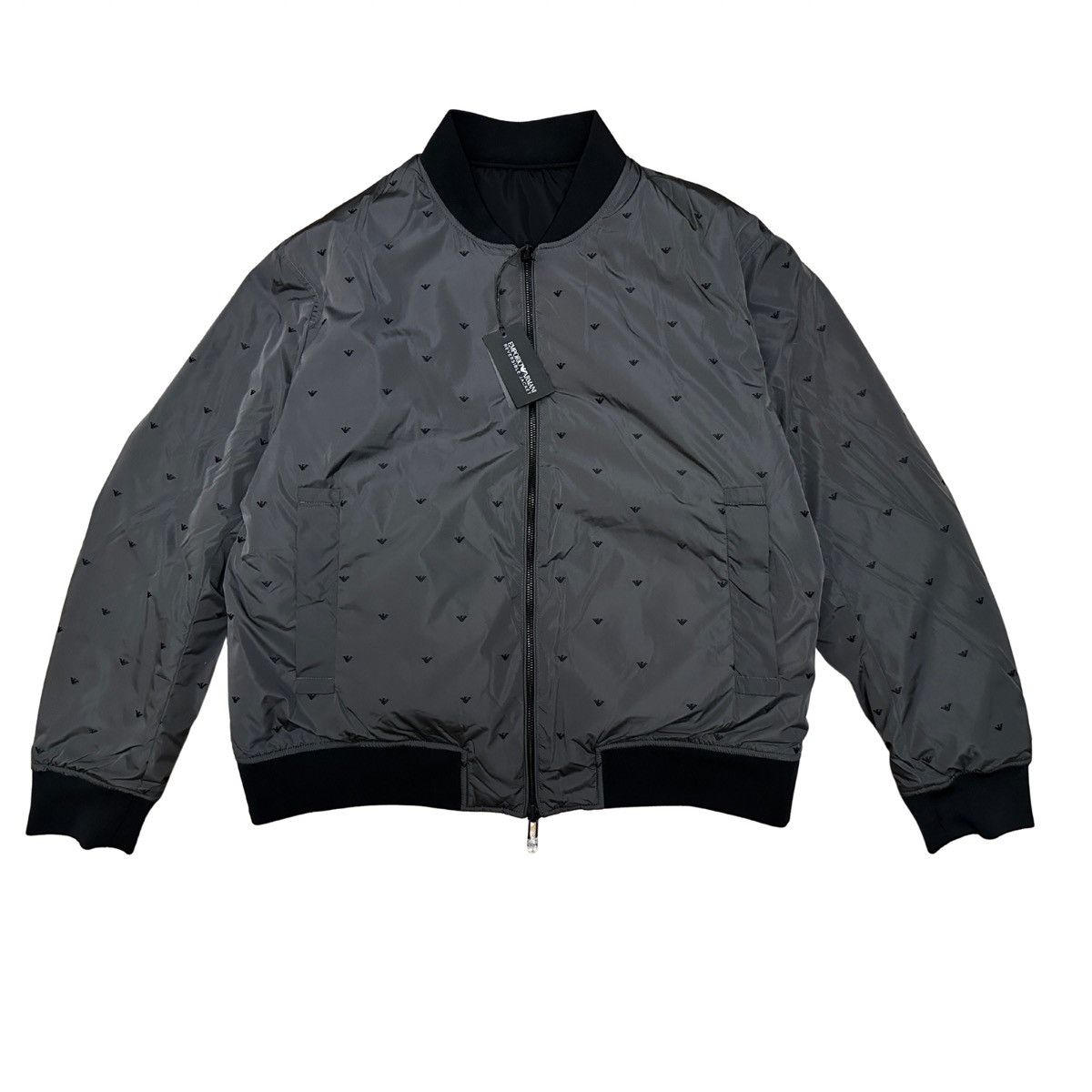 Emporio Armani Emporio Armani Reversible Bomber Jacket BNWT Men’s IT 58 Size US XXL / EU 58 / 5 - 3 Thumbnail