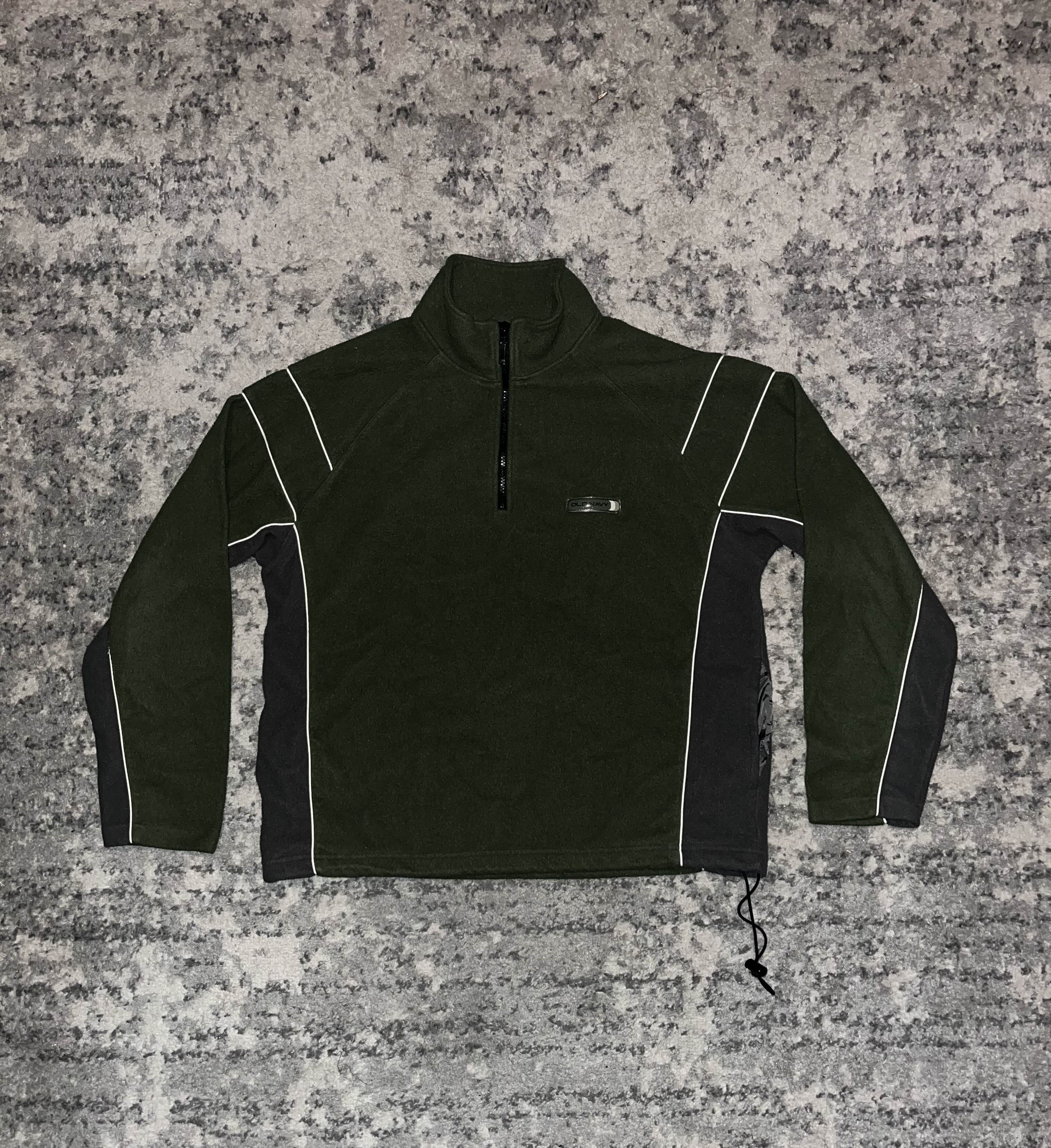 Old Navy Vintage Y2K Old Navy Fleece Quarter Zip Sweater Size US L / EU 52-54 / 3 - 1 Thumbnail