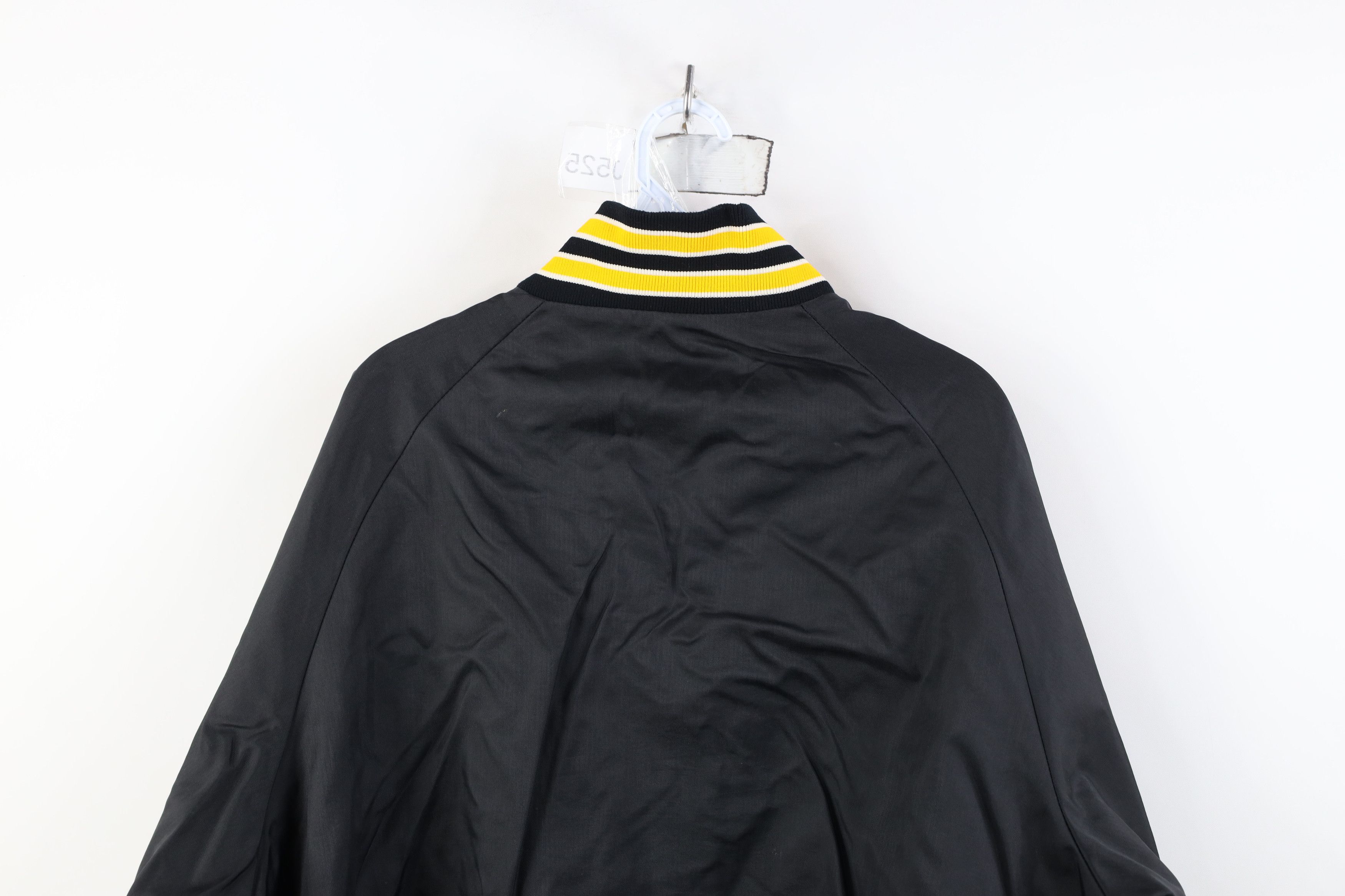 Vintage Vintage 80s 90s Streetwear Lined Satin Bomber Jacket Striped Size US XL / EU 56 / 4 - 14 Thumbnail