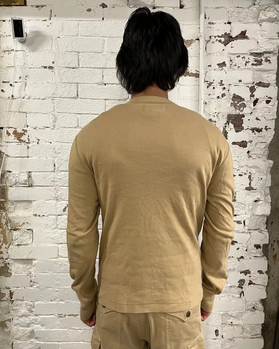 Polo Ralph Lauren 2010s Ralph Lauren Native American Chief Beige Henley Sweater Size US M / EU 48-50 / 2 - 3 Thumbnail