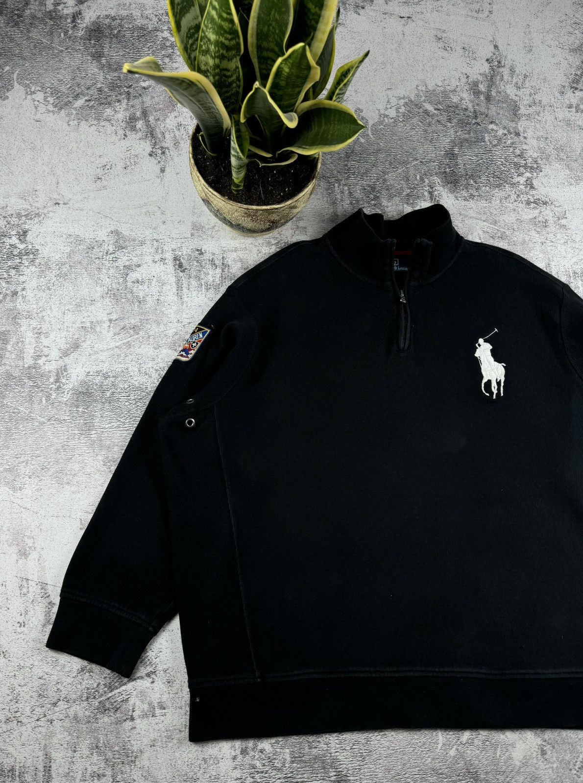 Polo Ralph Lauren Polo Ralph Lauren PRL Big Pony 1/3 1/4 Zip Sweatshirt Hoodie Size US XXL / EU 58 / 5 - 2 Thumbnail