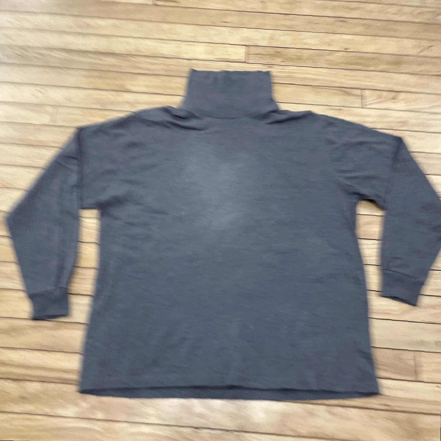 Vintage VINTAGE Cross Creek Sweater Men XL Gray Turtleneck Pullover Made USA 90s Minimal Shirt Mens Winter Knit Mock Neck Pullover 90s Cross Creek Stone gray Size US XL / EU 56 / 4 - 4 Thumbnail