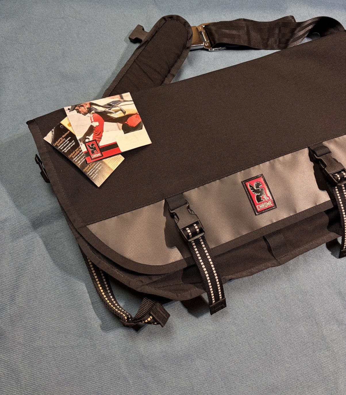 Chrome Industries Chrome Industries Steel Buckle Messenger Nylon Bag Size ONE SIZE - 3 Thumbnail